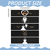 50Pcs 5 Styles Paper Stickers STIC-PH0001-01A-2