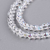 Electroplate Glass Beads Strands EGLA-S195-02A-01-3