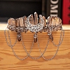 Moon & Chain Metal Hair Bands PW-WG63593-11-1