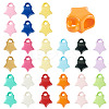 30Pcs 15 Colors Baking Paint Opaque Acrylic Beads ACRP-TA0001-05-2