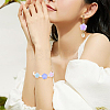60G 4 Styles Frosted Transparent Acrylic Beads OACR-YW0002-66-6