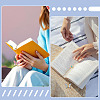 4Pcs Butterfly Sun Acrylic & Alloy Resin Charm Bookmark AJEW-TA00044-6