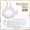 2Pcs Cotton Faux Collar AJEW-HY0003-25-2