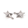 304 Stainless Steel Charms STAS-L244-37P-2