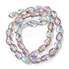 Electroplate Glass Beads Strands EGLA-L045-A-HR02-3