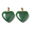 Spray Painted Glass Pendants X-GLAA-N035-016-A01-2