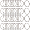 40Pcs 304 Stainless Steel Split Key Rings STAS-CY0001-01B-P-7