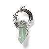 Natural Green Aventurine Pointed Pendants G-I0322-03P-07-3