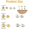 400Pcs 2 Colors CCB Plastic Spacer Beads CCB-YW0001-50A-3
