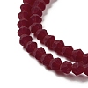 Imitate Austrian Crystal Frosted Glass Beads Strands EGLA-A039-T3mm-MD27-4