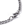 Non-Tarnish 304 Stainless Steel Curb Chain Necklaces NJEW-C042-04P-4