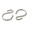 Non-Tarnish 304 Stainless Steel S-Hook Clasp STAS-C085-03H-P-2