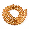 Transparent Glass Beads Strands GLAA-T032-T8mm-08-3
