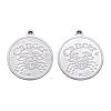 Non-Tarnish 201 Stainless Steel Pendants STAS-R106-3