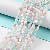 Electroplate Glass Beads EGLA-P056-01A-2