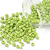 6/0 Opaque Colours Round Glass Seed Beads X-SEED-A010-4mm-44-1