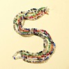 5 Strands 5 Colors Electroplate Glass Beads Strands EGLA-FS0001-31-1
