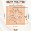 Beech Wood Cookie Molds AJEW-WH0083-59E-2