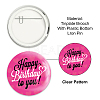 Tinplate Brooch JEWB-WH0012-025-3