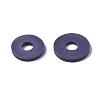 Flat Round Handmade Polymer Clay Beads CLAY-R067-10mm-04-6