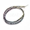 Electroplated Non-magnetic Synthetic Hematite Beads Strands G-L562-12B-3
