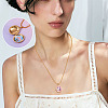 1Pc Brass Enamel Locket Pendants KK-TADJ0001-05A-6