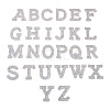 Alphabet Resin Rhinestone Patches DIY-TAC0005-45D-1