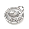 12 Constellations 304 Stainless Steel Pendants STAS-F354-01P-12-2