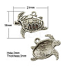 Tibetan Style Alloy Pendants X-TIBEP-22627-AS-NR-1