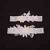 Polyester Lace Elastic Bridal Garters OCOR-WH0075-03-2