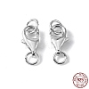 925 Sterling Silver Lobster Claw Clasps STER-I010-11mm-4