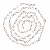 Handmade Glass Pearl Beads Chains AJEW-ph00493-02-3