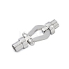 Tarnish Resistant 304 Stainless Steel Magnetic Clasps with Glue-in Ends STAS-K282-02P-1
