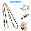 Zinc Alloy with PU Leather Chain Bag Strap AJEW-WH0472-65KCG-3