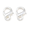 Rack Plating Brass Double Lobster Claw Clasps KK-G416-53S-01-1