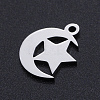 201 Stainless Steel Laser Cut Charms STAS-S105-T913-1-2