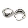 316 Surgical Stainless Steel Hoop Earrings for Women and Men EJEW-D096-20F-AS-2