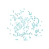 Handmade Luminous Glass Beads GLAA-WH0033-15F-1