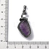 Natural Amethyst Pendants G-K338-42AS-08-3