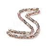 Electroplate Opaque Glass Beads GLAA-F108-10A-17-2