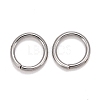 304 Stainless Steel Soldered Closed Jump Rings X-STAS-E482-15B-2