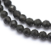 Natural Obsidian Beads Strand G-E411-33-4mm-3