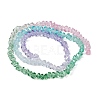 Transparent Baking Paint Glass Bead Strands GLAA-YW0003-17G-1