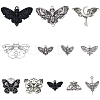 20Pcs 10 Styles Tibetan Style Alloy Pendants FIND-SC0021-44-7
