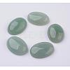 Natural Green Aventurine Flat Back Cabochons G-G741-18x25mm-14-1