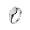 Heart 304 Stainless Steel Finger Rings for Women FS-WGDCCF4-01-3