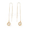 Natural White Moonstone Dangle Earrings EJEW-JE03592-02-2