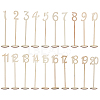 BoxWood Table Numbers Cards AJEW-WH0168-36-1