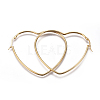 201 Stainless Steel Hoop Earrings EJEW-A052-12C-1