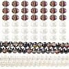 2 Strands 2 Styles Electroplate Transparent Glass Beads Strands EGLA-TA0013-68-2